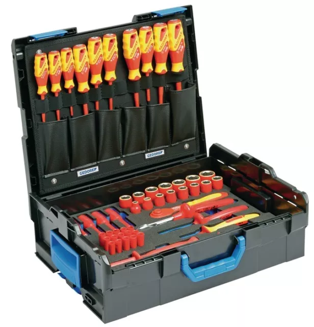GEDORE 2979063 Werkzeugsortiment  53-teilig in L-BOXX® für Elektriker