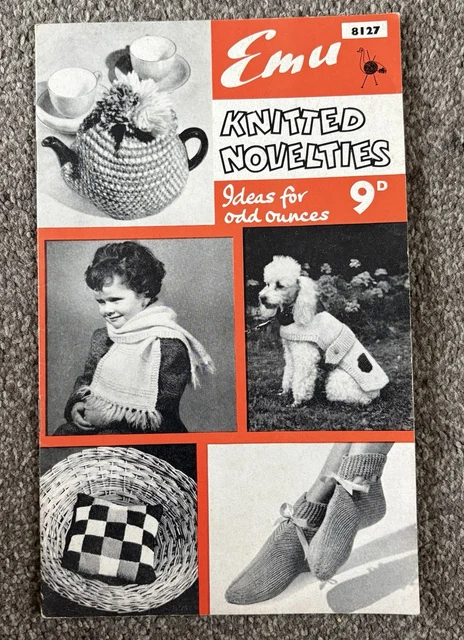 KNITTING EMU Knitted Novelties Pattern Book PicClick UK