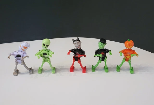 5 Halloween Noggin Bops Z Wind Up Dancing Toys