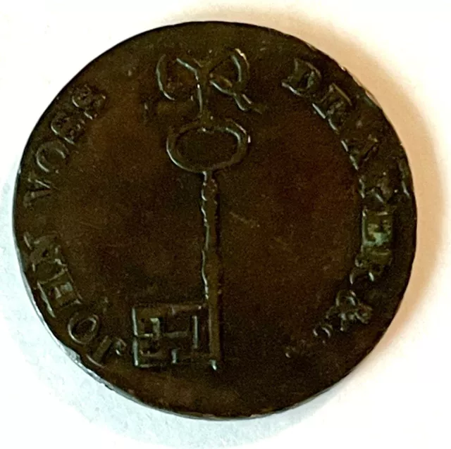 1796 SWANSEA JOHN VOSS Half Penny Conder Token