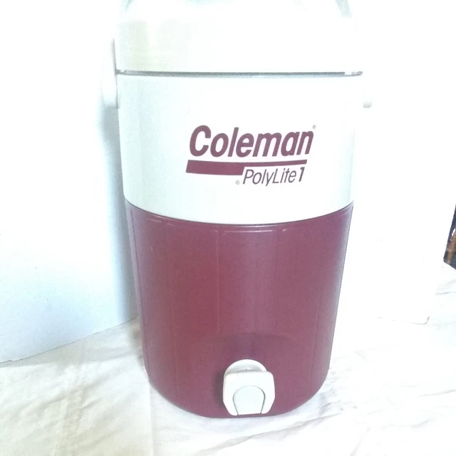 COLEMAN POLYLITE WATER Jug Beverage Cooler 1 Gallon Handle 5591a