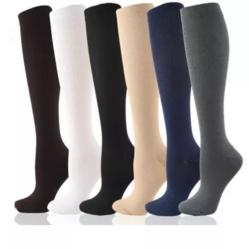 Compression Socks Stockings Womens Mens Knee High Medical 20-30 mmHG S-XXL