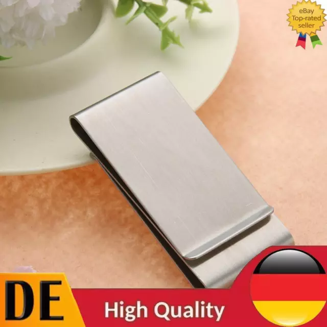 Stainless Steel File Folder Solid Color Fashion Unisex Collar Clip for Card Book