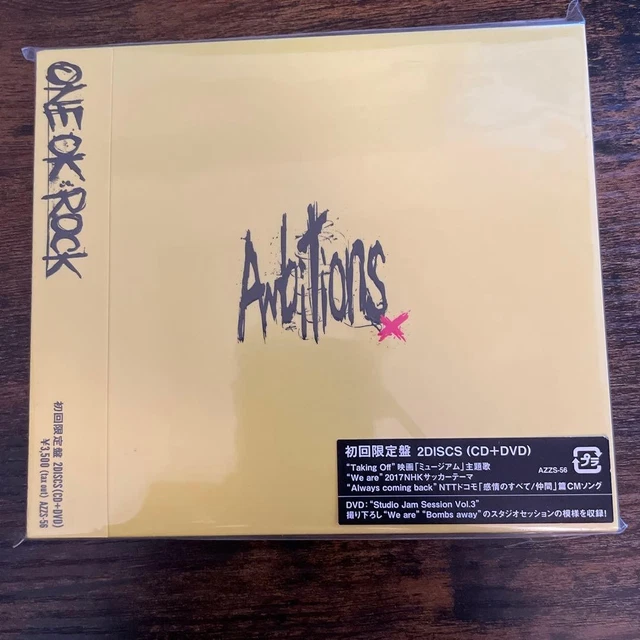 ONE OK ROCK / Ambitions limited edition 2017 Japan OBI CD+DVD EUR