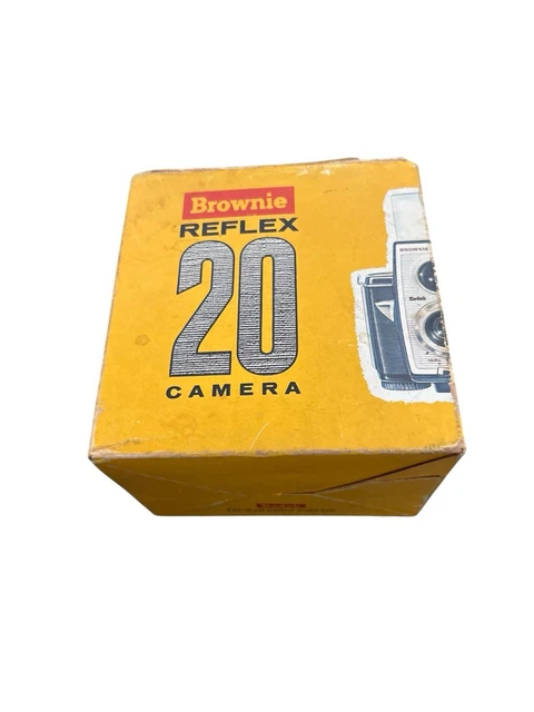 KODAK BROWNIE REFLEX 20 Camera Outfit No. 44E w/ Flash, in