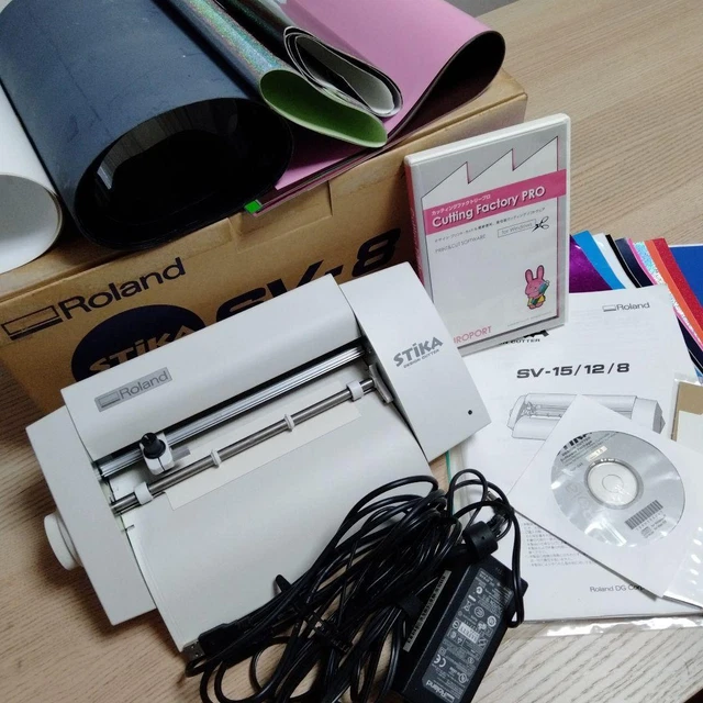 ROLAND STiKA SV-8 Cutting Machine Design Cutter Sticker w/Cutting Factry PRO