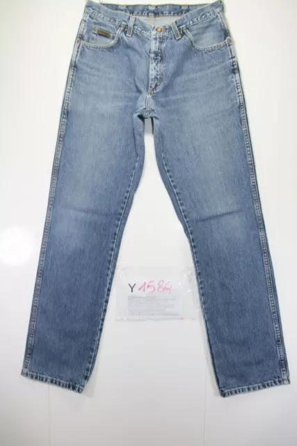 Wrangler Regular Fit (Cod. Y1584) tg47 W33 L34 jeans vita alta usato vintage