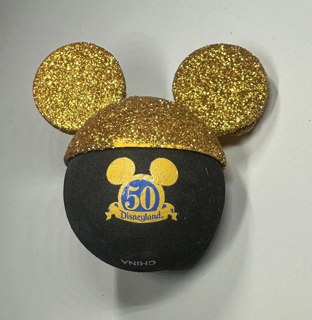 DISNEY ANTENNA TOPPER Mickey Mouse Ears 50th Anniversary Disneyland