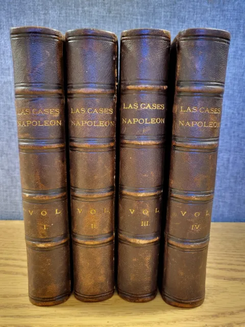 Emperor Napoleon Memoirs of the Life, Exile, and Conversations 4 volumes fine ..