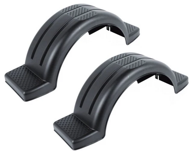 Garde-boue Rond 14 Pouces Galvanisé Pour Tandem - Protection Remorque à Deux Essieux - 8