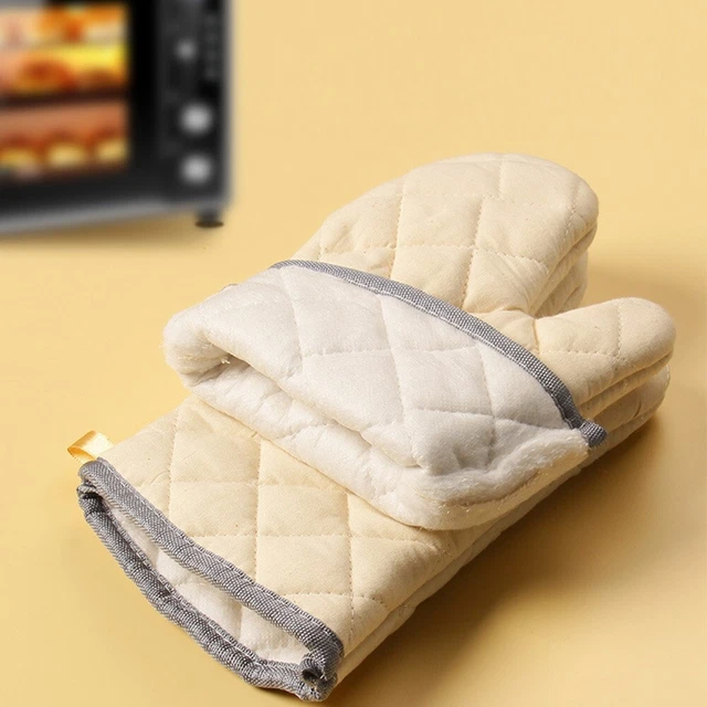 Gants de four 1 paire bosse poussière de coton pour la cuisine protéger des ra