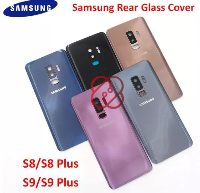 Rear Back Glass Cover for Samsung Galaxy S8 S8 Plus S9 S9 Plus