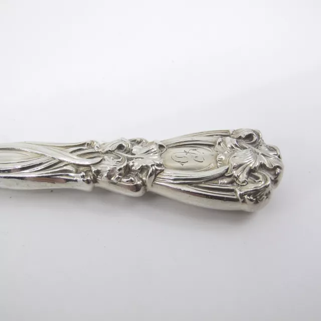 IRIS by GORHAM DURGIN Sterling Silver Pie Cake Server Hollow Handled MONOGRAM C 2