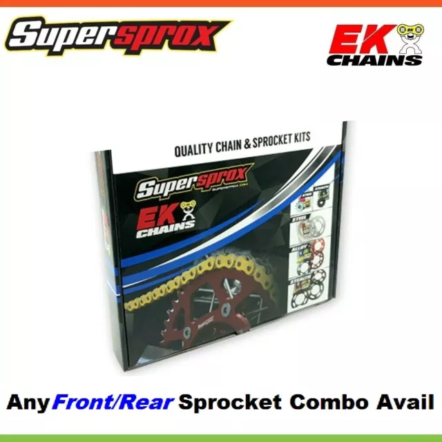 New * EK Chain & Supersprox Sprocket Kit * For SUZUKI GS650E 650cc