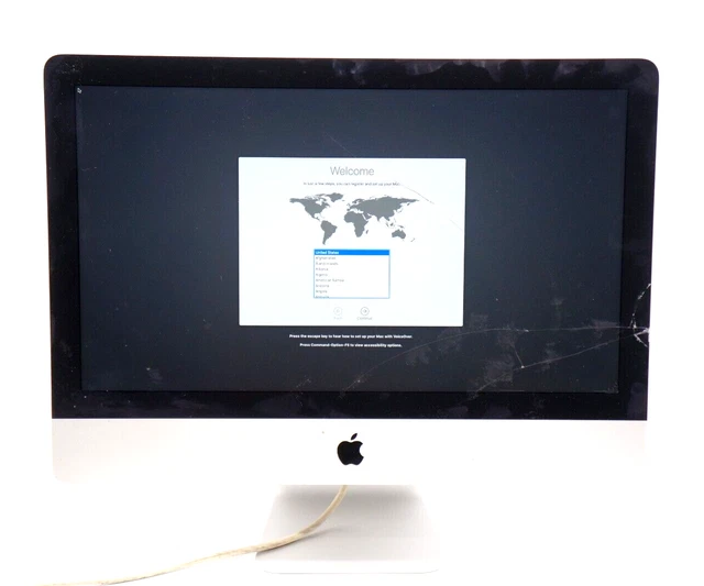 READ! Apple iMac 21.5" A1418 (late 2013) Core i5-4570S 2.9GHz/ 8GB/ 1TB HDD
