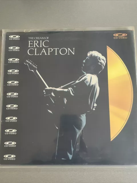 Laserdisc The Cream of Eric Clapton PAL