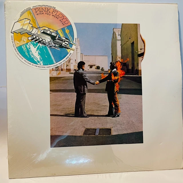 Pink Floyd Wish You Were Here Vinyl Record 1975 Columbia PC AL 33453 Pink Floyd Wish You Were Here Vinyl Record 1975 Columbia PC AL 33453