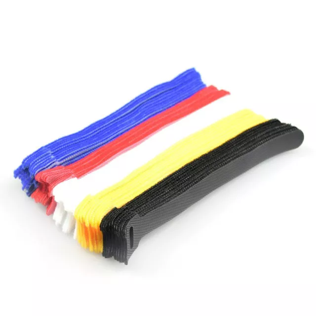 Adjustable Releasable Reusable Hook And Loop Cable Ties, Cable Tidy Strap 3