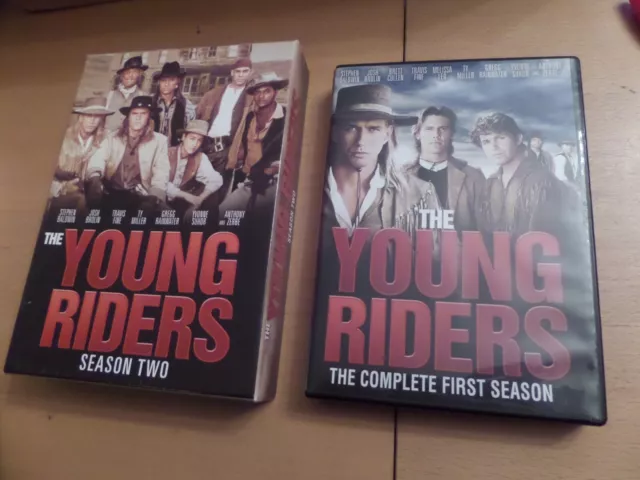 Young Riders - Complete Season 1 & 2 DVD - Region 1- Stephen Baldwin Josh Brolin