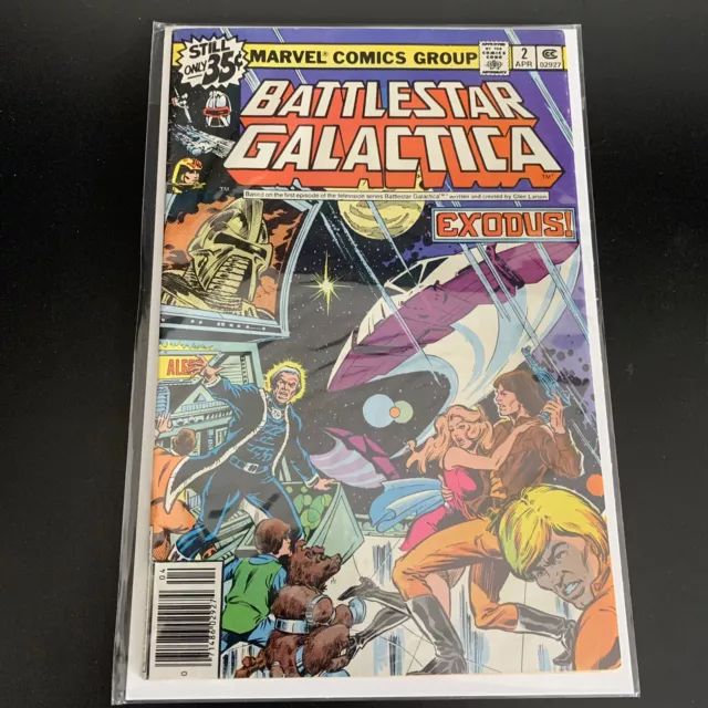 BATTLESTAR GALACTICA 2nd Issue Comic EXODUS 1979 Marvel