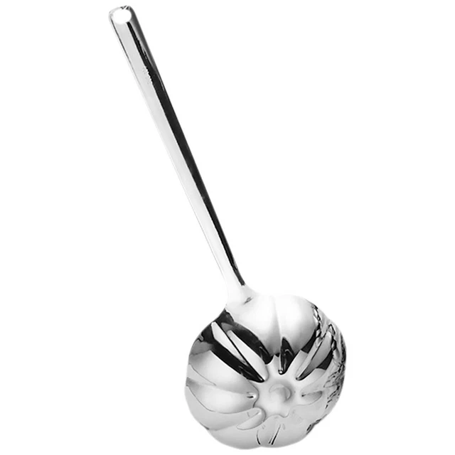 Kitchen Ladle Cooking Oil Strainer Spoon Stainless Colander Metal Spoon Hot Pot