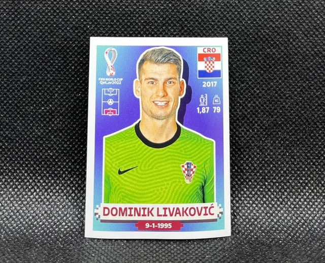 DOMINIK LIVAKOVIC PANINI FIFA World Cup Qatar 2022 Stickers #CRO 3 ...