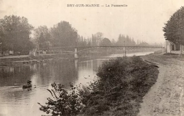 *10709 cpa Bry sur Marne - La Passerelle