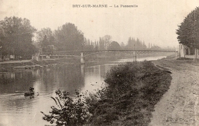*10709 cpa Bry sur Marne - La Passerelle