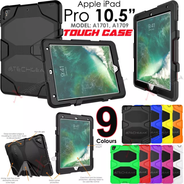 iPad Pro 10.5" Tough HEAVY DUTY Shock Proof Protective Survival Case Cover