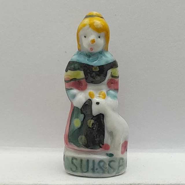 Fève en porcelaine Suisse Aria Nordia (B27A)