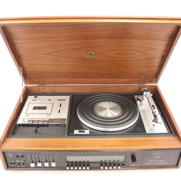 DYNATRON HFC-60 VINTAGE Teak Radiogram Record Player with Tape and ...