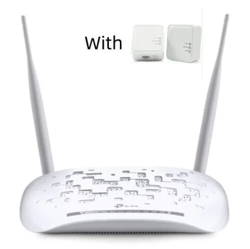 TP-Link TD-W9970 300Mbps Wireless VDSL ADSL NBN Modem Router with powerline kit