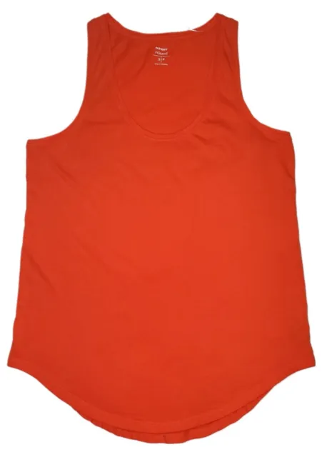 Old Navy Relaxed Fit Orange Racerback Tank Top Women's Size S/P