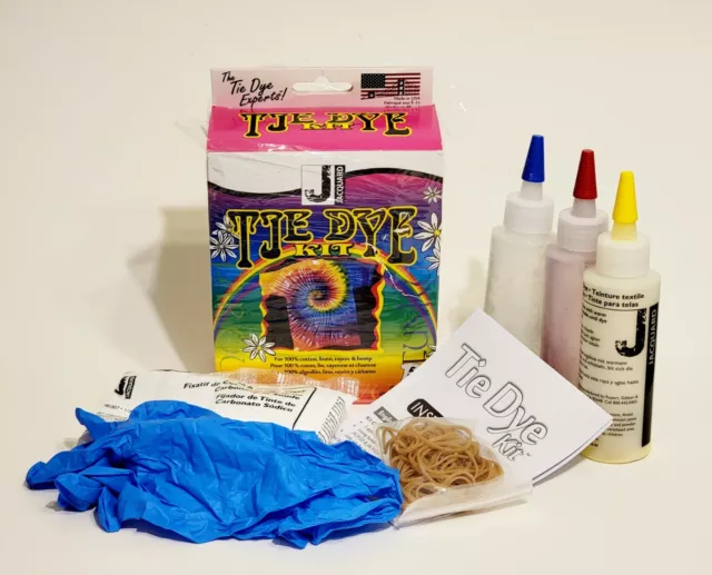 Nuevo Kit Tie Dye de Jacquard - LEJOS - GROOVY - FUNKY - Tintes hasta 5 Camisetas