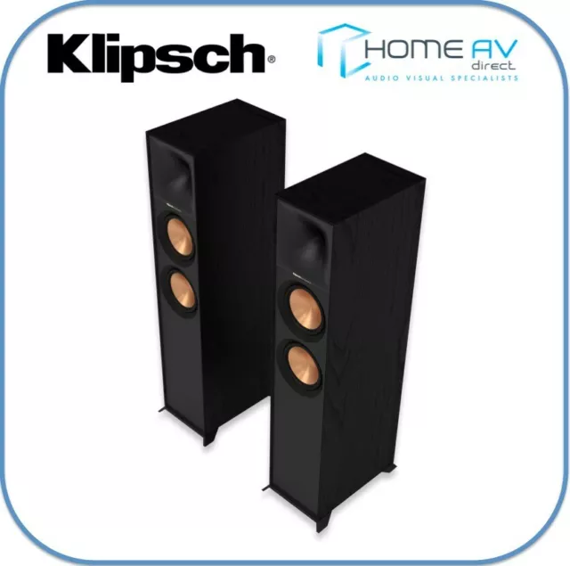 Klipsch R-600F Floor Standing Speakers Pair  Cinema Hifi Black BRAND NEW