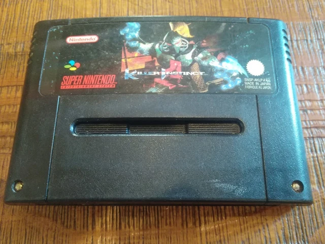 Jeu vidéo  Killer instinct super nintendo en loose PAL snes fah
