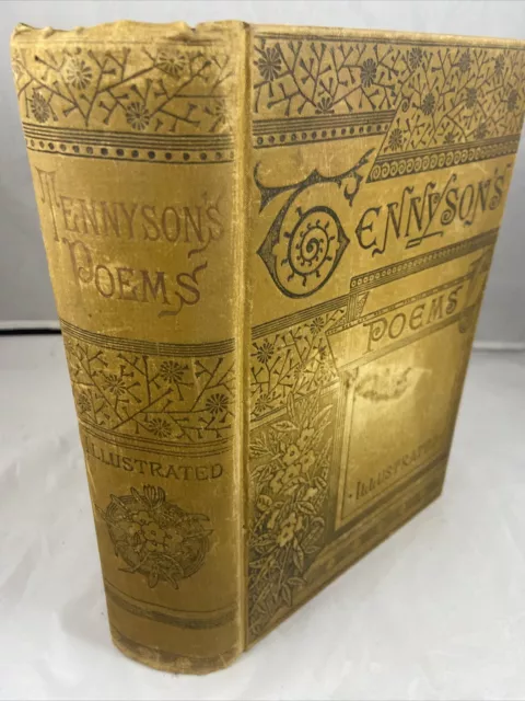 Tennyson’s Poems Illustrated, Poetical Works of Alfred Lord, Hardcover, 1897