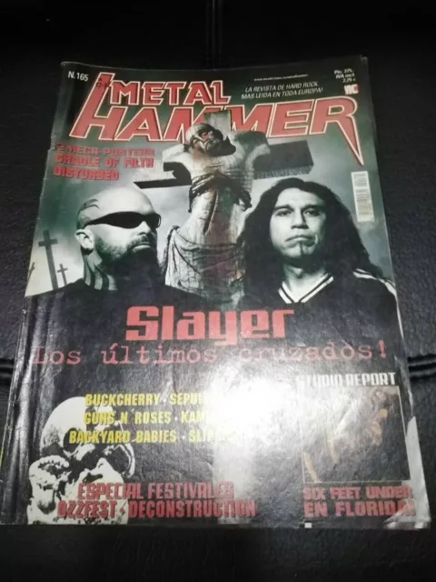 Magazine Metal Hammer Nº 165 Slayer Les Dernières Croisées