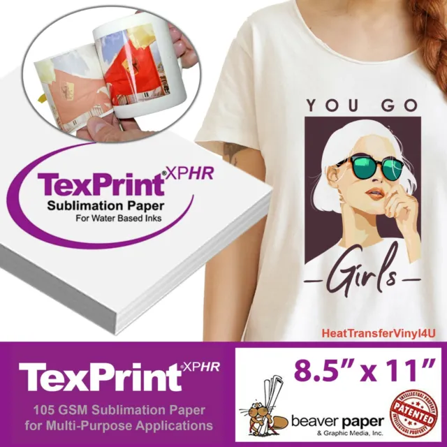 TexPrint®DT Light Desktop Sublimation Paper 8.5" X 11" **FREE SHIPPING**