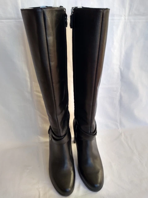 Bottes Cuir GEOX Respira Pour Femme - Taille 37, Marron, Talon 3.2 Cm, Modèle Mendi