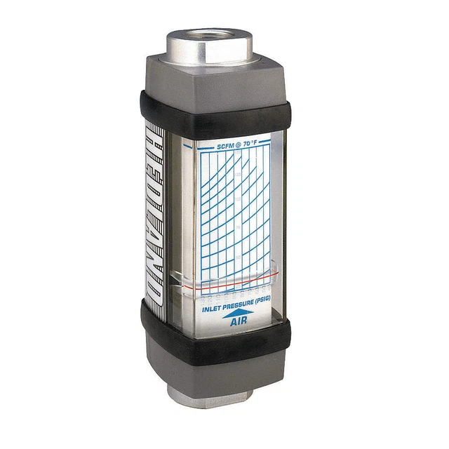 HEDLAND H671A-050 Flowmeter,SCFM / L/SEC 5.0 - 50 / 3-22