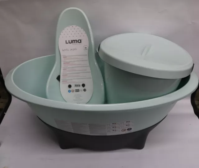 LUMA Babycare Bath & Care Kit - Misty MINT