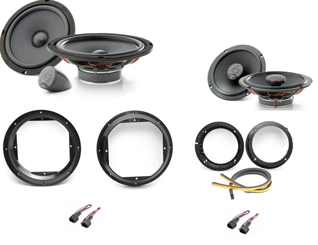 Kit 6 Haut-Parleurs FOCAL Pour Volkswagen Golf V | Avant RSE165 + Arrière RCX165 | 2003-2009