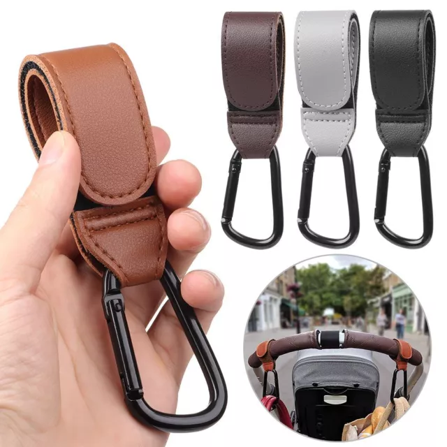 Leather Multi Purpose Hanging Hook Pram Hook Stroller Hook Stroller Accessories