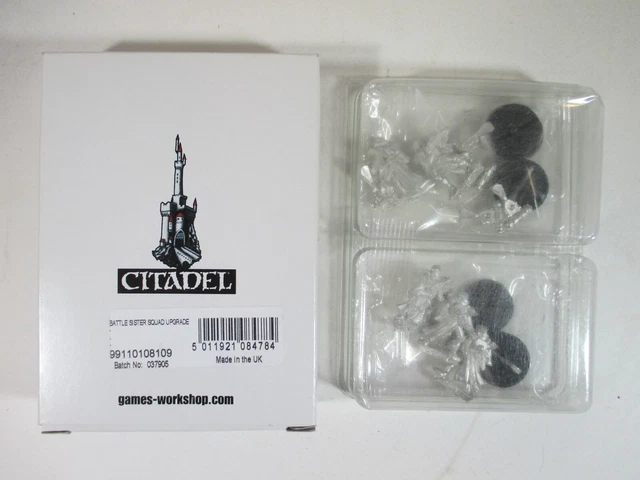 "BATTLE SISTER SQUAD UPGRADE" 5 Citadel METAL MINIATURES (Warhammer 40K) GW UK
