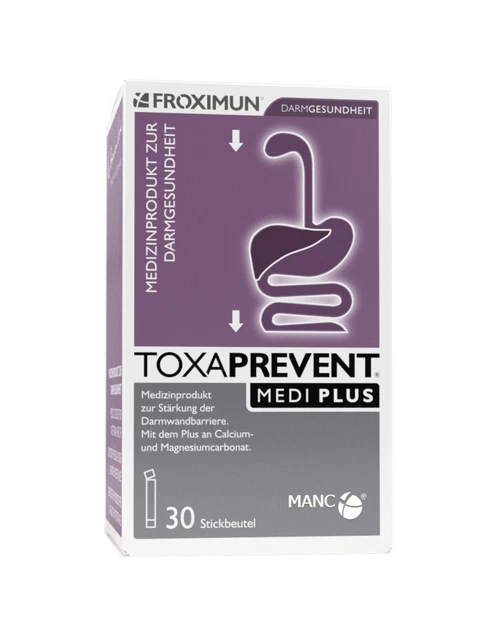 TOXAPREVENT® MEDI PLUS 30 Pulver-Sticks zur Stärkung der Darmwandbarriere
