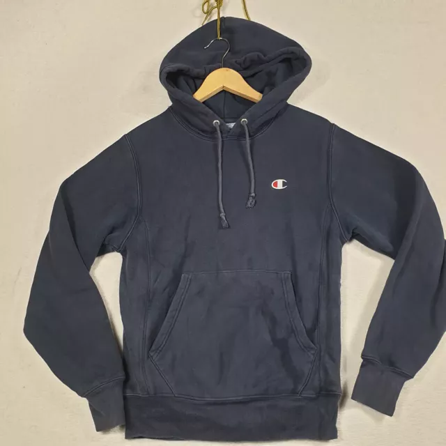 Champion Mens Pullover Hoodie Size XSmall Reverse Weave Black Jacket Hoodie
