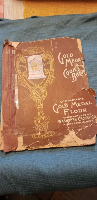 Original 1904 Washburn Crosby Gold Medal Flour Cook Book Advertising