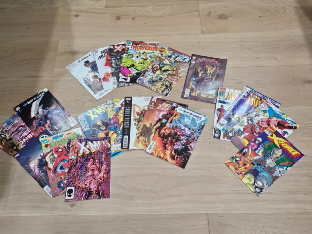 Lot of 21 X-Men Related Comics Wolverine X-Force #1 Deadpool New Mutants + More