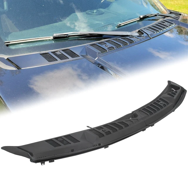 Windshield Wiper Cowl Cover Panel Set For 2004-2008 Ford F-150 (Left & Right, With Nozzles)